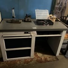 Workbench with contents