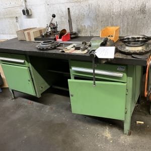 Workbench with contents