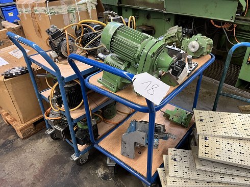 Lot spare parts for EUBAMA rotary transfer machines