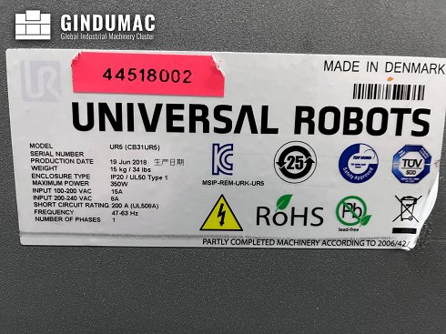 &#x27a4; Venta de robots universales usados UR5 CB3.1 | Brazo robótico