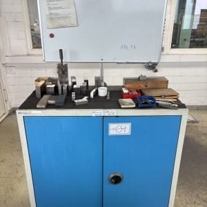 LISTA Workshop cabinet with sanding machine accessories