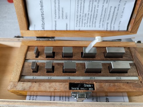 Lot gauge block boxes