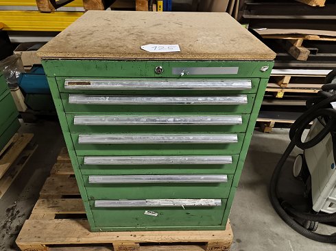 Workshop drawer cabinet without contents