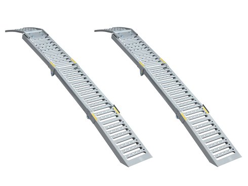 Folding steel ramps