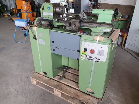 SCHAUBLIN 102N-VM Lead and pull-spindle lathe