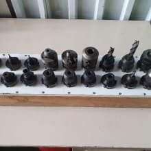 18x SK 40 tool holders