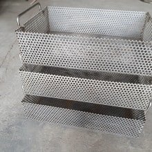 3x stainless steel mesh boxes