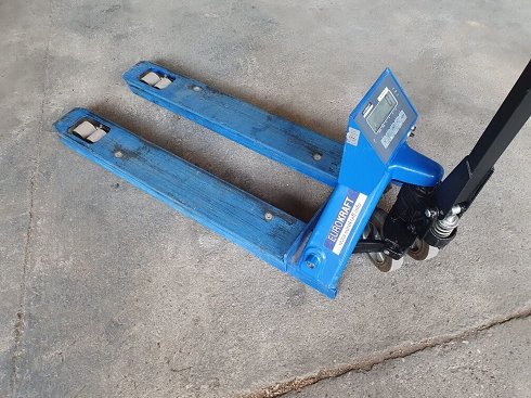 EUROKRAFT Hand pallet truck with scales