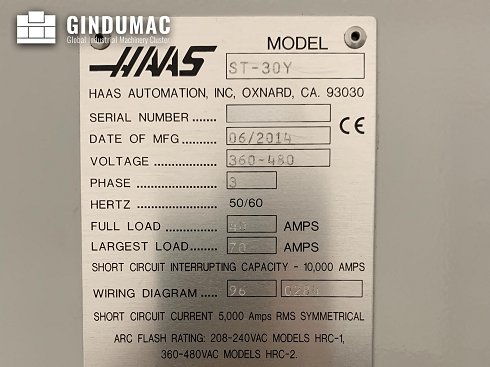 &#x27a4; Venta de HAAS ST-30Y usados | gindumac.com