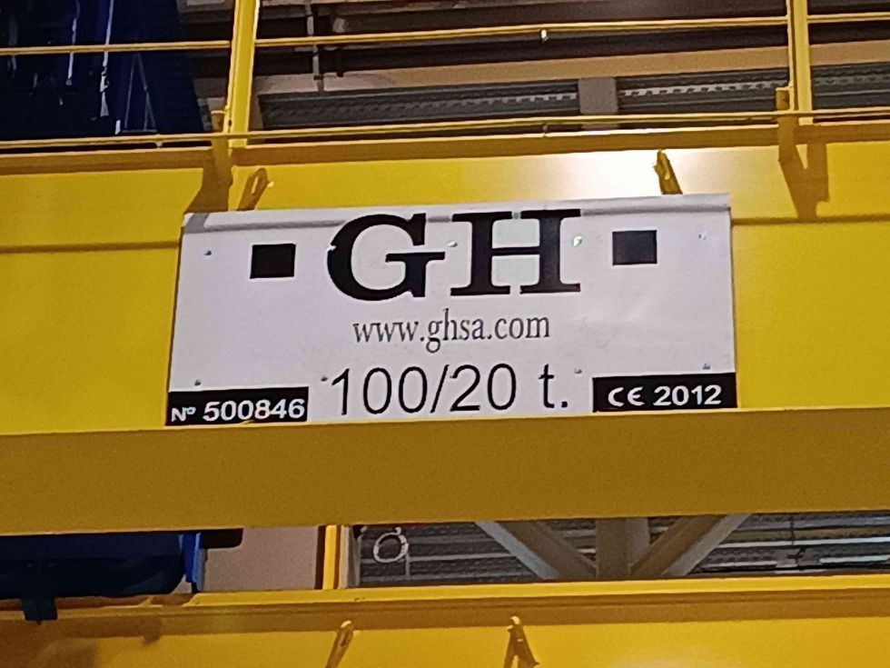 PUENTE GRUA DOBLE GH 100/20 tn