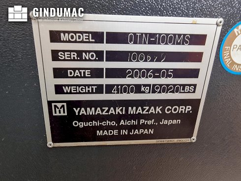 &#x27a4; Venta de Mazak QTN-100MS usados | gindumac.com