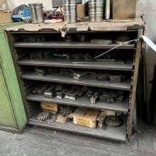 Workshop drawer cabinet with contents