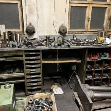 Workbench with contents