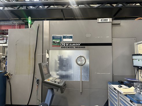 DECKEL MAHO DMC70H DUOBLOCK CNC Horizontal machining centre