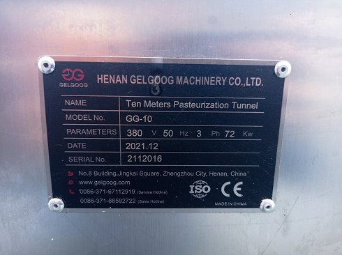 Pasteurizadora - HENAN GELGOOG MACHINERY