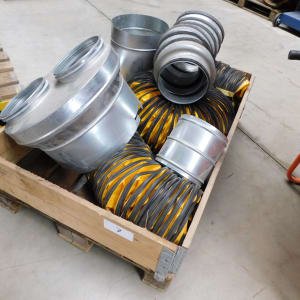 Lot Air Hoses and Connections for Mobile Hall Heating Systems, please see lot 6 of this auction