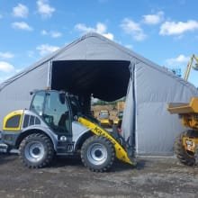 Carpa industrial para suelos blandos FAMERS