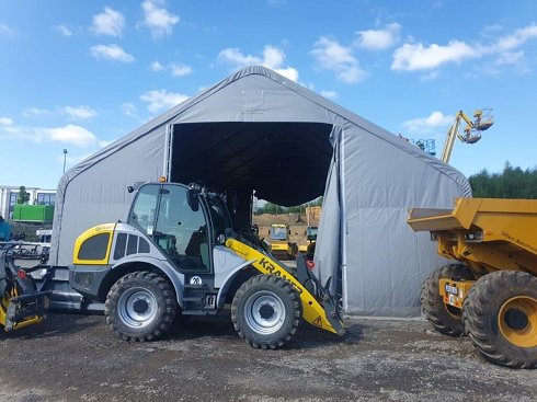 Carpa industrial para suelos blandos FAMERS