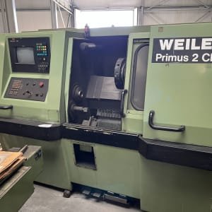 Torno CNC con cargador de barras WEILER Primus 2