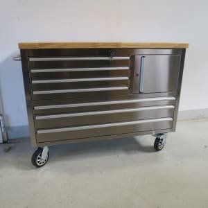 WMT 122 RVS Tool trolley