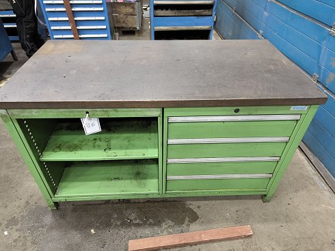 BEDRUNKA & HIRTH Workbench with contents