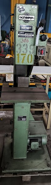 KNOPP VERTIMET 3-01 Vertical belt grinder