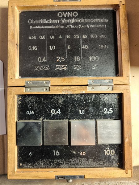 OVNO Surface comparison standards