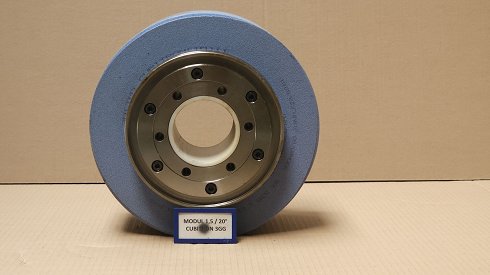 REISHAUER RZ 400 / 800 / 1000 Modul 1,5 EW 20° 3GG Grinding wheel flange + grinding wheel