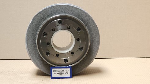 REISHAUER RZ 400 / 800 / 1000 Modul 2,25 EW 20° 3GG Grinding wheel flange + grinding wheel