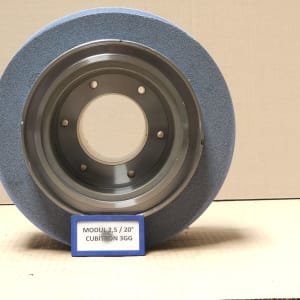 REISHAUER RZ 400 / 800 / 1000 Modul 2,5 EW 20° 3GG Cubitron Grinding wheel flange + grinding wheel