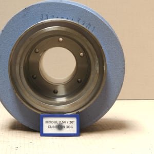 REISHAUER RZ 400 / 800 / 1000 Modul 2,54 EW 20° 3GG Cubitron Grinding wheel flange + grinding wheel