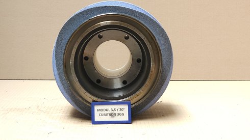 REISHAUER RZ 400 / 800 / 1000 Modul 3,5 EW 20° 3GG Cubitron Grinding wheel flange + grinding wheel Grinding wheel