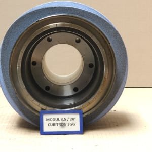 REISHAUER RZ 400 / 800 / 1000 Modul 3,5 EW 20° 3GG Cubitron Grinding wheel flange + grinding wheel Grinding wheel