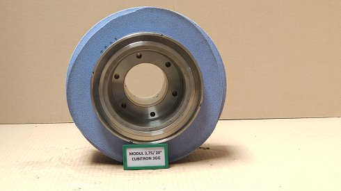 REISHAUER RZ 400 / 800 / 1000 Modul 3,75 EW 20° 3GG Cubitron Grinding wheel flange + grinding wheel