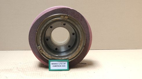 REISHAUER RZ 400 / 800 / 1000 Modul 3,75 EW 20° 3GG Cubitron Grinding wheel flange + grinding wheel