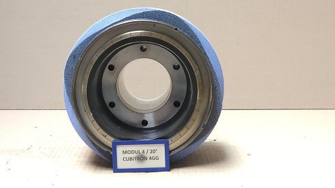 REISHAUER RZ 400 / 800 / 1000 Modul 4 EW 20° 4GG Cubitron Grinding wheel flange + grinding wheel