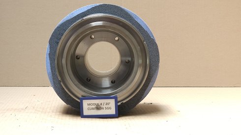 REISHAUER RZ 400 / 800 / 1000 Modul 4 EW 20° 5GG Cubitron Grinding wheel flange + grinding wheel