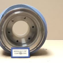 REISHAUER RZ 400 / 800 / 1000 Modul 4,7 EW 20° 3GG Cubitron Grinding wheel flange + grinding wheel