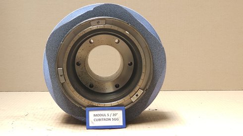 REISHAUER RZ 400 / 800 / 1000 Modul 5 EW 20° 5GG Cubitron Grinding wheel flange + grinding wheel