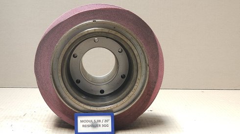 REISHAUER RZ 400 / 800 / 1000 Modul 5,08 EW 20° 3GG Cubitron Grinding wheel flange + grinding wheel