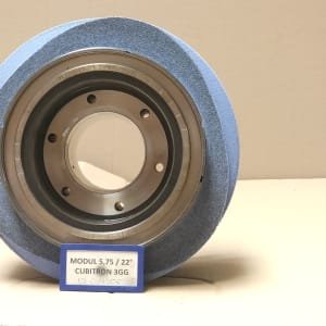 REISHAUER RZ 400 / 800 / 1000 Modul 5,75 EW 22° 3GG Cubitron Grinding wheel flange + grinding wheel