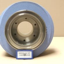 REISHAUER RZ 400 / 800 / 1000 Modul 6,5 EW 20° 2GG Cubitron Grinding wheel flange + grinding wheel