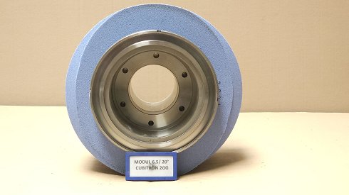 REISHAUER RZ 400 / 800 / 1000 Modul 6,5 EW 20° 2GG Cubitron Grinding wheel flange + grinding wheel