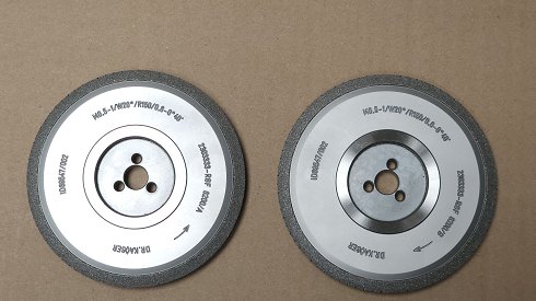 DR. KAISER RGF 8200 / Modul 0,5-1 EW 20° Radius 150mm Diamond grinding wheels