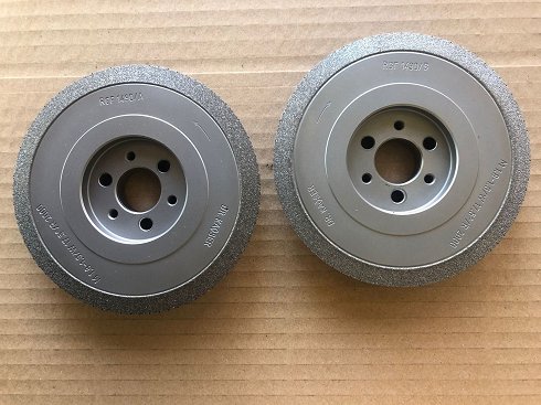 DR. KAISER RGF 1490 / Modul 1,1 - 1,9 EW 17,5° Radius 2000 mm Diamond grinding wheels