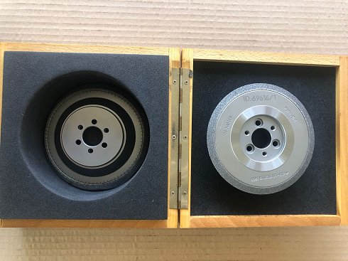 DR. KAISER RGF 1491 / Modul 1,8 - 1,9 EW 17,5° Radius 1500 mm Diamond grinding wheels