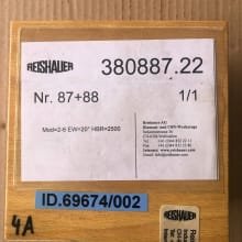 REISHAUER AG - DIAMANT- UND CBN WERKZEUGE 380887.22 / Modul 2,0 - 6,0 EW 20° HBR=1200 Diamond grinding wheels