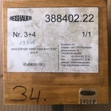 REISHAUER AG - DIAMANT- UND CBN WERKZEUGE 388402.22 / Modul 2,0 EW 20° HBR=1200 Diamond grinding wheels