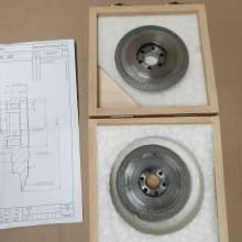 SAINT - GOBAIN WINTER DIAMANTWERKZEUG GMBH Abrichtscheibe Modul 3.25 DP max. 7,8 - EW20° - HBR=600 Diamond grinding wheels