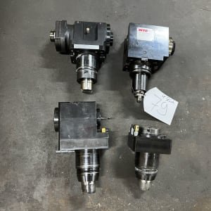 Lot driven tool holders for lathes